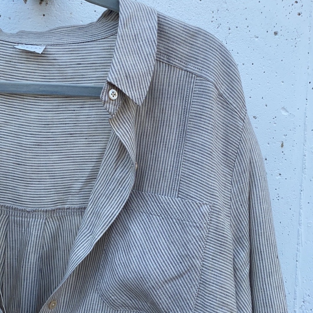 Large Poetry Beige Shirt Dress